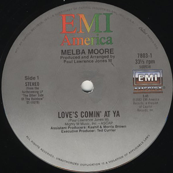 Melba Moore / Love's Comin' At Ya RECORD SHOP rare groove