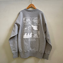Load image into Gallery viewer, RECORD SHOP rare groove Original Crew Neck Sweat (Grey)