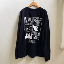 画像をギャラリービューアに読み込む, RECORD SHOP rare groove Original LS T-shirts (Black)
