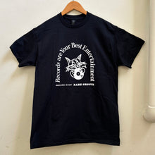 Load image into Gallery viewer, RECORD SHOP rare groove Original T-shirts (R.A.Y.B.E) (Black)