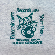 Load image into Gallery viewer, RECORD SHOP rare groove Original Sweatshirt (R.A.Y.B.E) (Ash)(裏パイル/Pile Fabric)