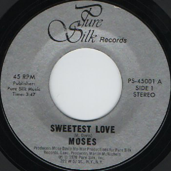 Moses / Sweetest Love【7EP】 – RECORD SHOP rare groove