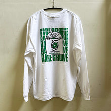 Load image into Gallery viewer, RECORD SHOP rare groove Original LS T-shirts (Mr. GOODBOY Record Carts Flyer)
