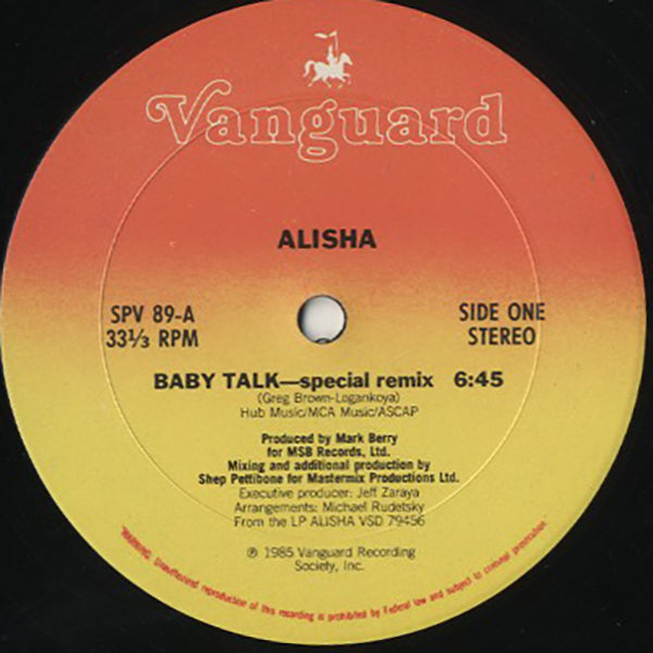 Alisha / Baby Talk – RECORD SHOP rare groove