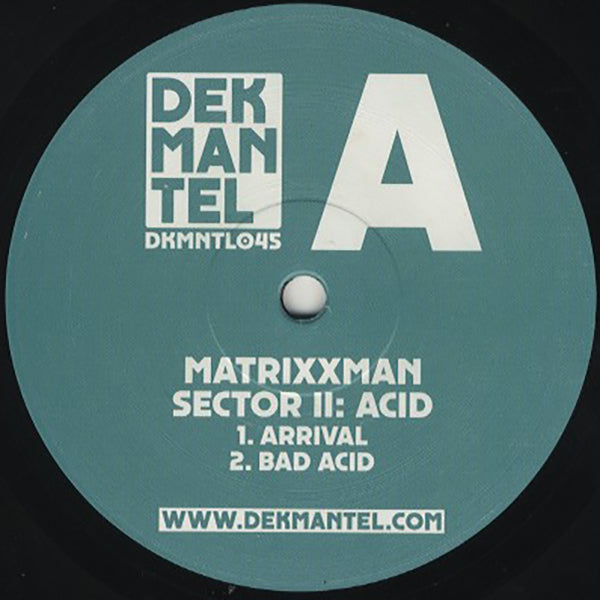 洋楽 Matrixxman Sector II: Acid DKMNT045 Matrixxman / Sector II: Acid – RECORD SHOP rare groove