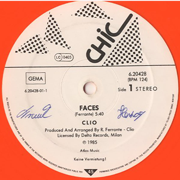 Clio &frasl; Faces – RECORD SHOP rare groove