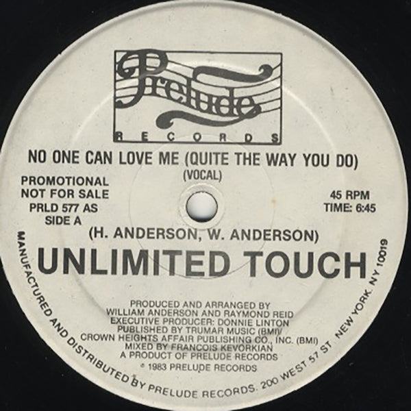 Unlimited Touch / No One Can Love Me (Quite The Way You Do