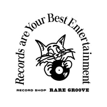 Load image into Gallery viewer, RECORD SHOP rare groove Original T-shirts (R.A.Y.B.E) (Black)