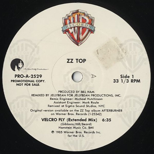 ZZ TOP / velcro fly RECORD SHOP rare groove