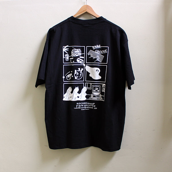 RECORD SHOP rare groove Original T-shirts (Black）