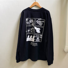 Load image into Gallery viewer, RECORD SHOP rare groove Original LS T-shirts (Black)
