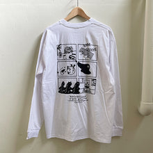 Load image into Gallery viewer, RECORD SHOP rare groove Original LS T-shirts (White)
