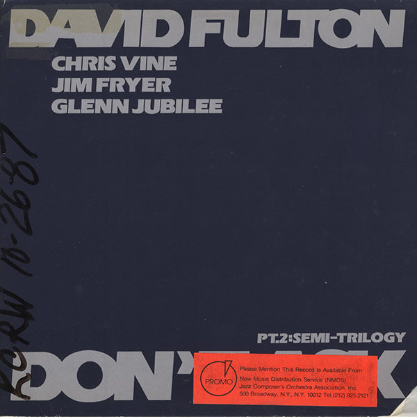 David Fulton / Don't Ask