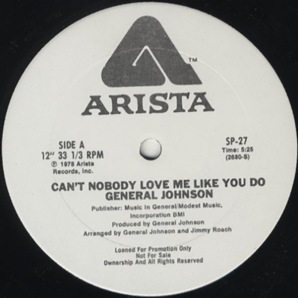 General Johnson / Can't Nobody Love Me Like You Do