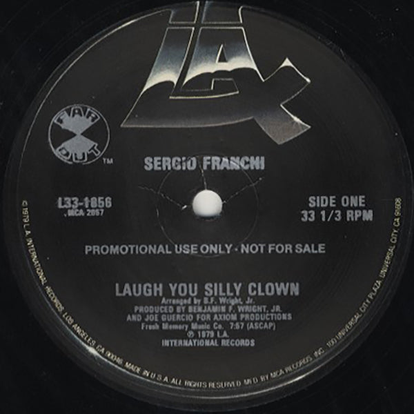 Sergio Franchi / Laugh You Silly Clown / More (Theme From Mondo Cane)