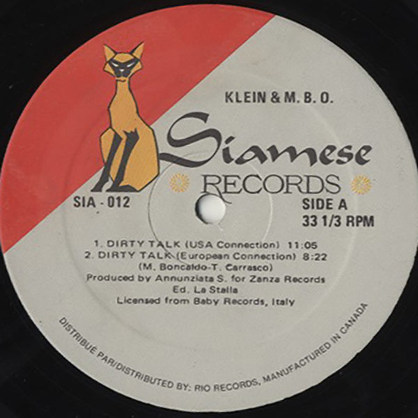 Klein & M.B.O. / Dirty Talk