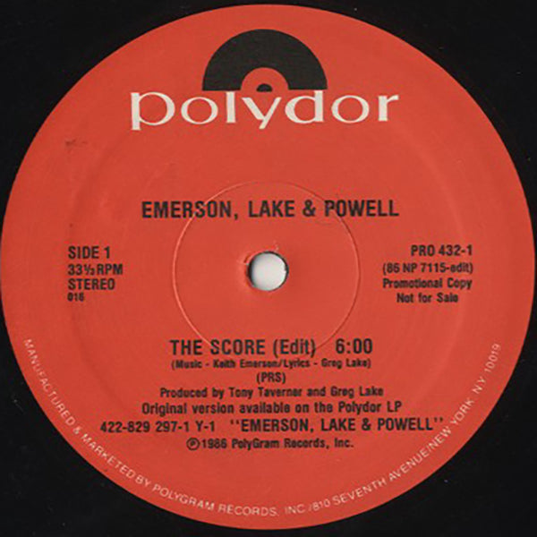 Emerson, Lake & Powell / The Score
