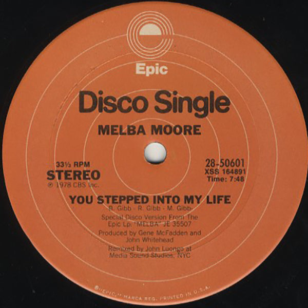 Melba Moore / You Stepped Into My Life / There's No Other Like You