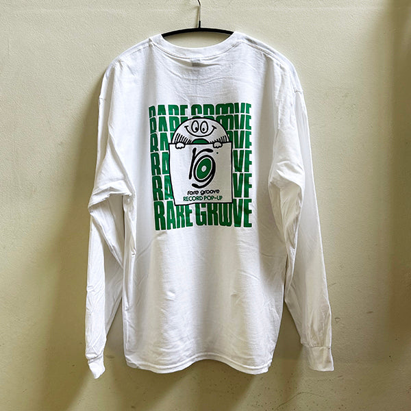 RECORD SHOP rare groove Original LS T-shirts (Mr. GOODBOY Record Carts Flyer）