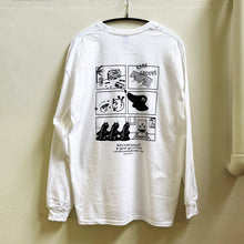 Load image into Gallery viewer, RECORD SHOP rare groove Original LS T-shirts (White）

