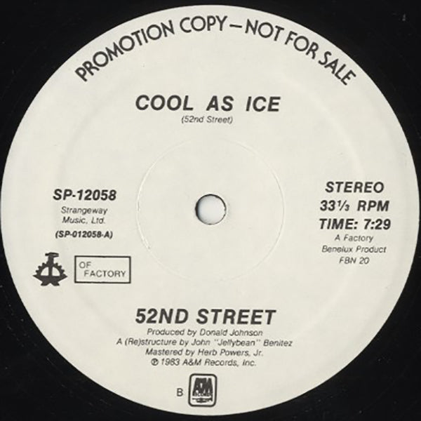 52nd Street / Cool As Ice