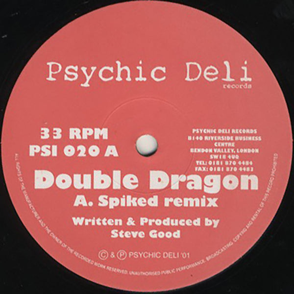 Double Dragon ‎/ Spiked (Remix) / Wetware