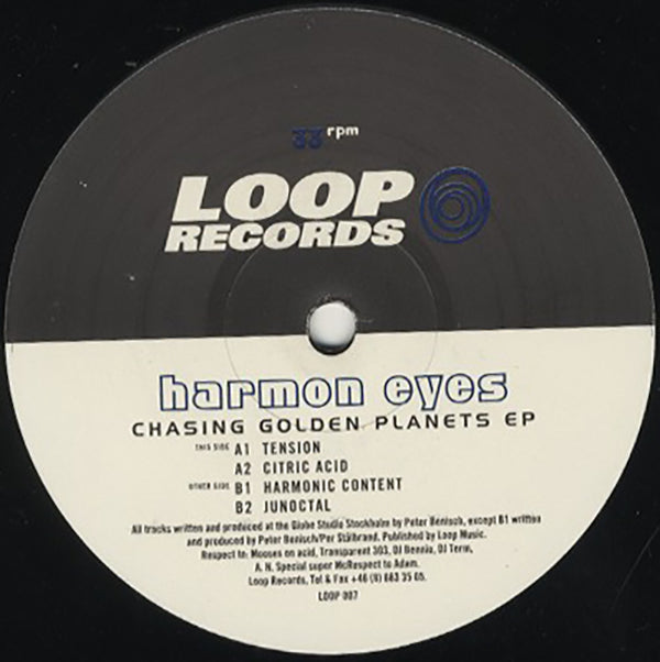 Harmon Eyes ‎/ Chasing Golden Planets EP