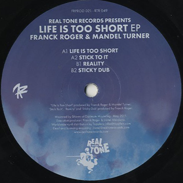 Franck Roger & Mandel Turner / Life Is Too Short EP – RECORD SHOP rare ...