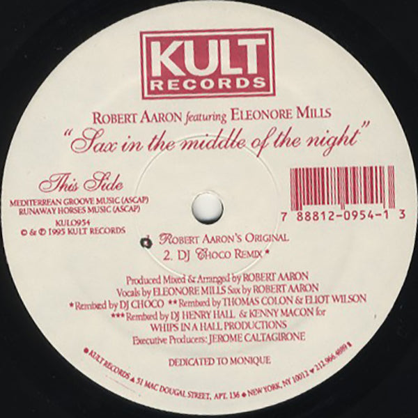 Robert Aaron Featuring Eleonore Mills / Sax In The Middle Of The Night