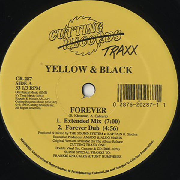 Yellow & Black / Forever – RECORD SHOP rare groove