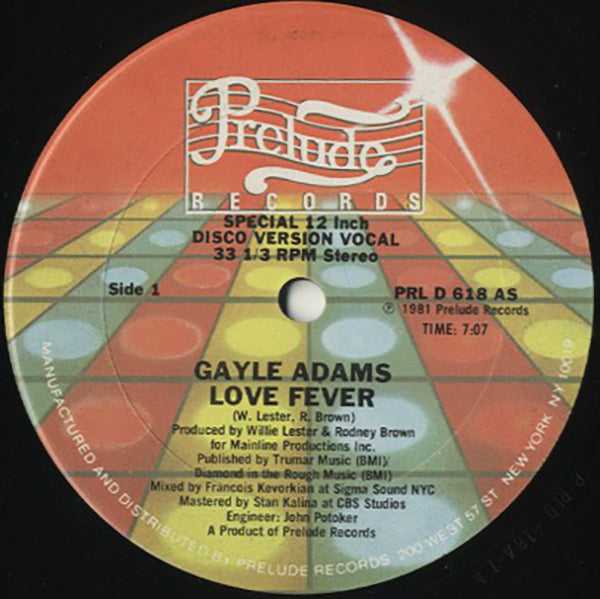 Gayle Adams / Love Fever