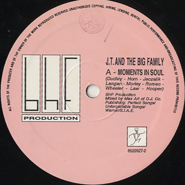 J.T. And The Big Family / Moments In Soul