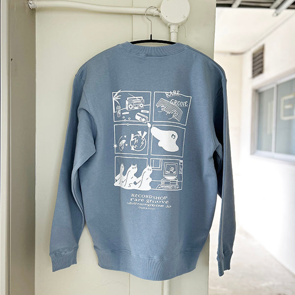 RECORD SHOP rare groove Original Crew Neck Sweat (裏パイル/Pile Fabric)
