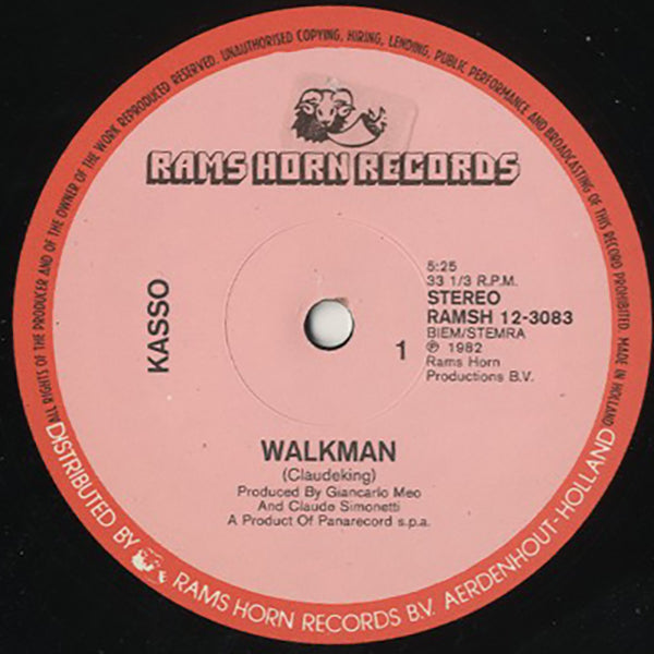 Kasso / Walkman – RECORD SHOP rare groove