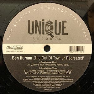 BEN HUMAN /  the out of towner recreated