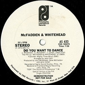 McFADDEN & WHITEHEAD / do you want to dance