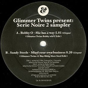 GLIMMER TWINS PRESENT / serie noire 2 sampler