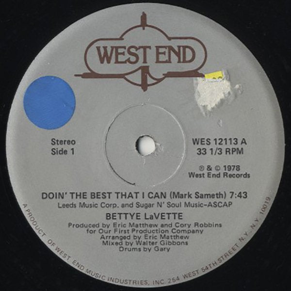 BETTYE LAVETTE / doin' the best that i can