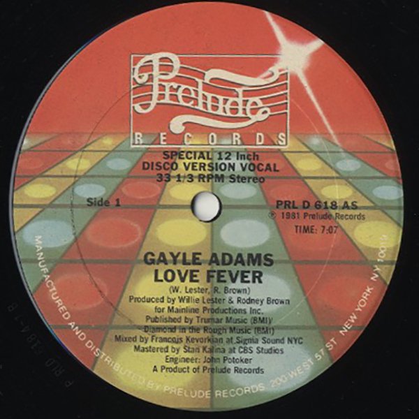 GAYLE ADAMS / love fever