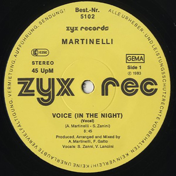 MARTINELLI / voice (in the night)