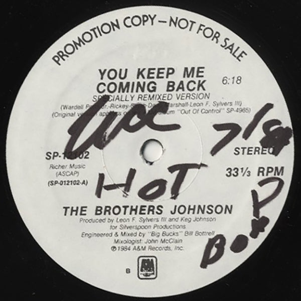 BROTHERS JOHNSON / you keep me coming back