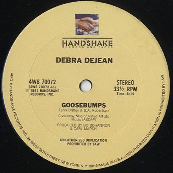 DEBRA DEJEAN / goosebumps