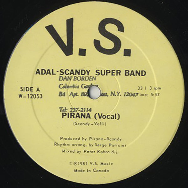 ADAL-SCANDY SUPER BAND / pirana
