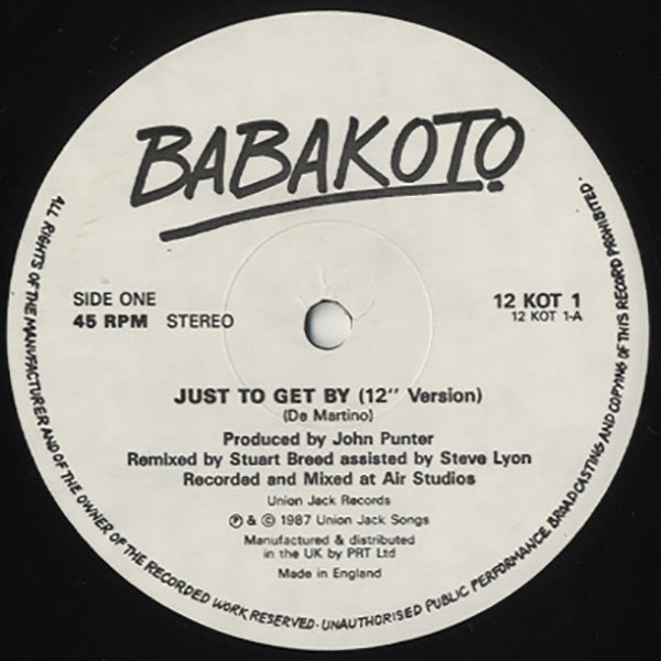 BABAKOTO / just to get by