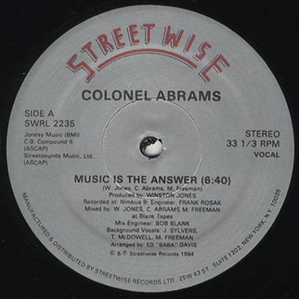 Colonel Abrams / Music Is The Answer