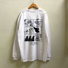 Load image into Gallery viewer, RECORD SHOP rare groove Original LS T-shirts (White）
